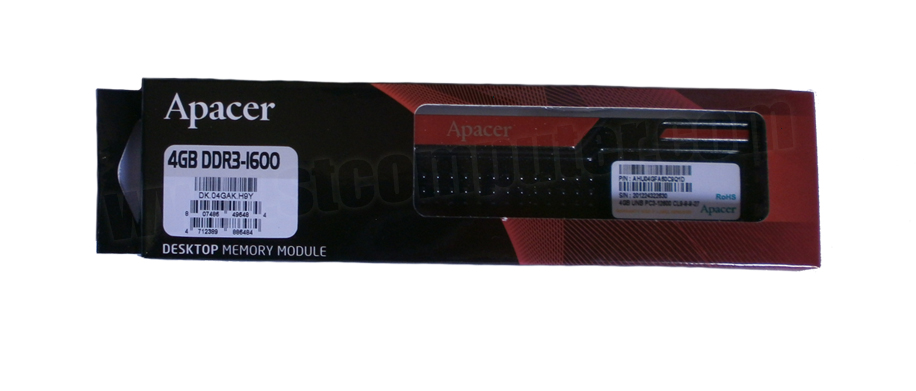 Apacer DDR3 4 Gb 1600  Black Panther