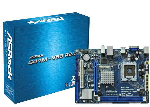 ASROCK G41MVS3R2 DDR31333,LGA 775