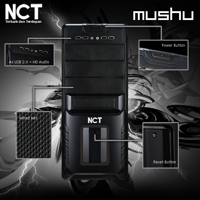 NCT Nemesis Mushu 650W + Fan 12 CM