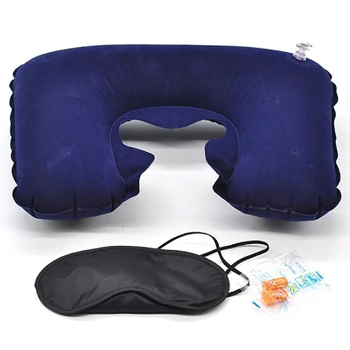 Bantal Leher 3 in 1 Penutup Mata Telinga