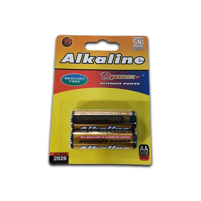 Baterai AA Dynamax Alkaline isi 2