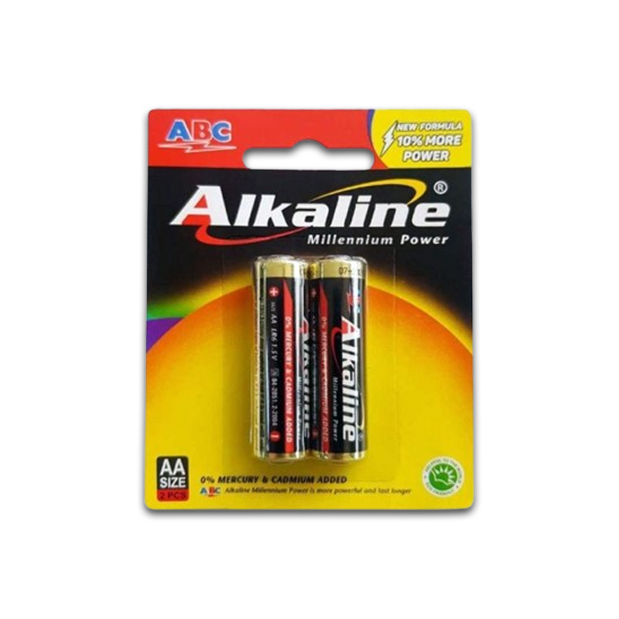 Baterai ABC Alkaline AA Isi 2