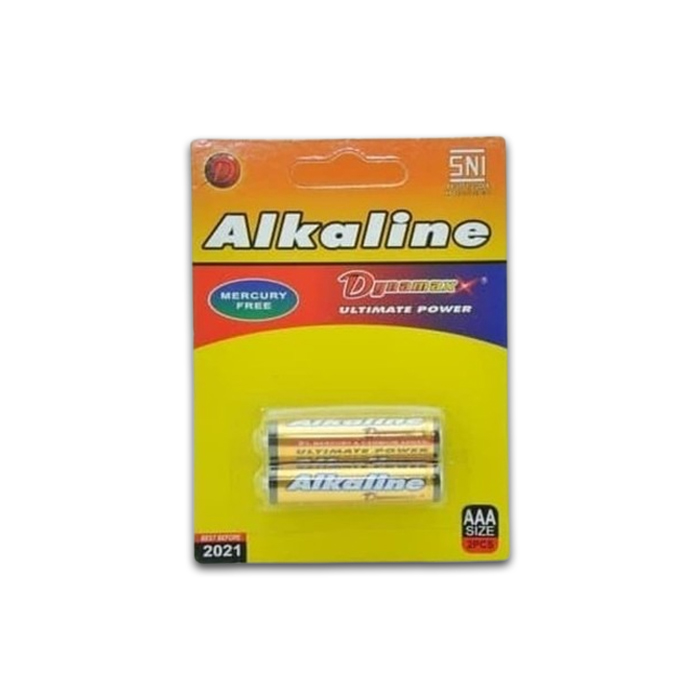 Baterai Alkaline AAA Dynamax Isi 2