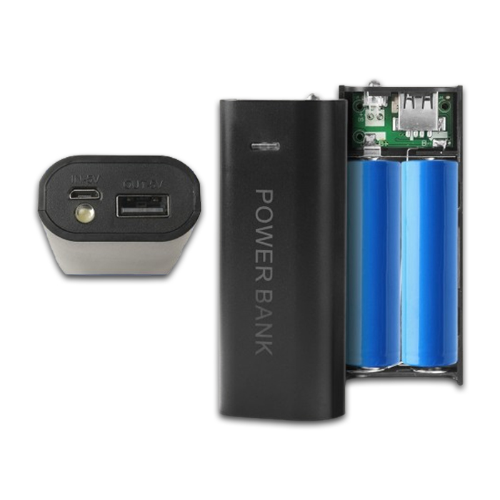 Casing Power Bank 2 Baterai Varities V600