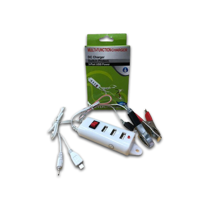 Charger HP Aki Motor 3 USB 2 in 1