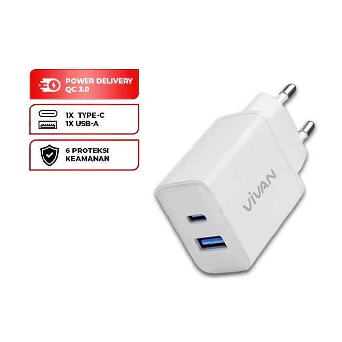 Charger Vivan Power C21 Fast Charging