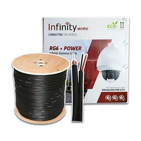 Kabel CCTV RG6 + Power Infinity