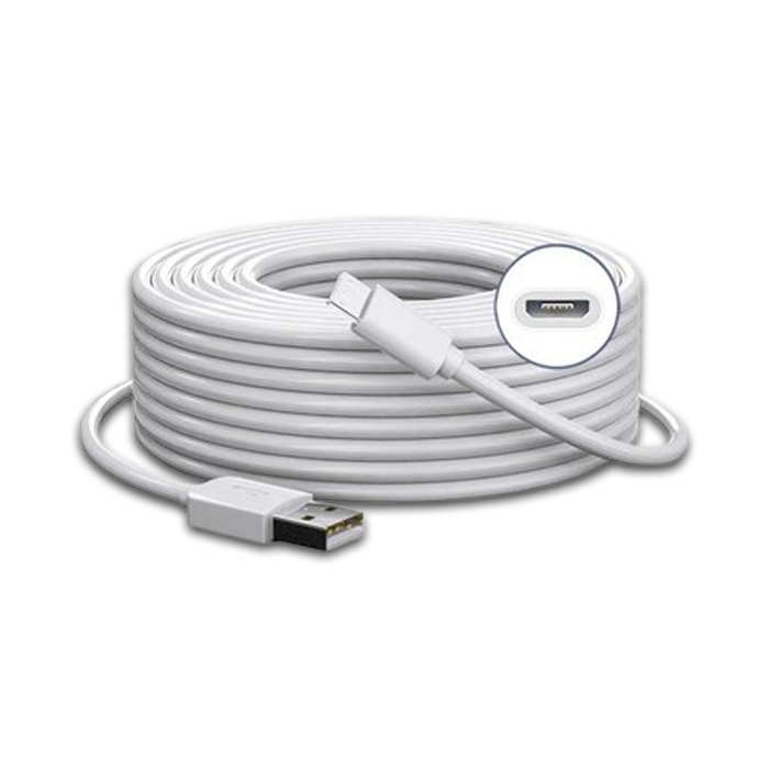 Kabel Charger CCTV Micro USB 5M