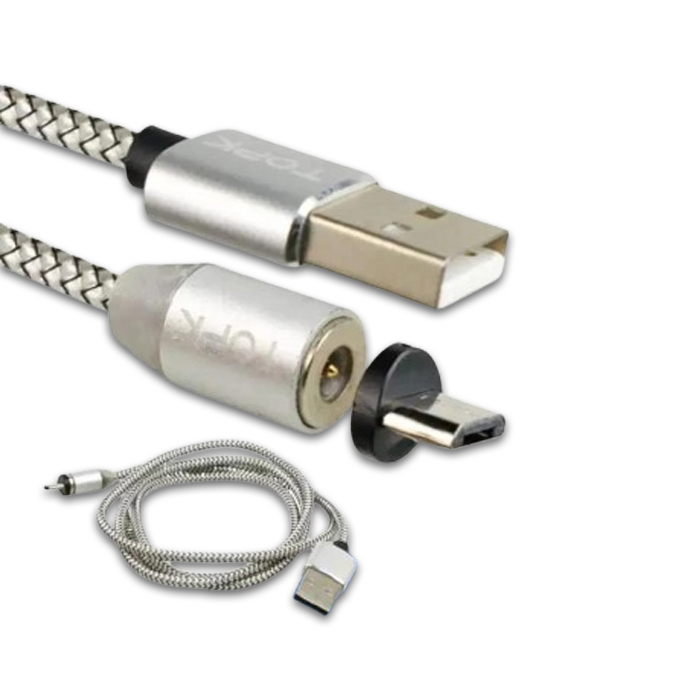 Kabel Charger Magnet LED 3in1
