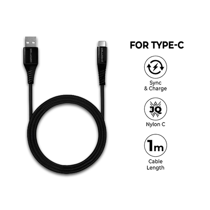 Kabel Data Type C Nylon Wellcomm