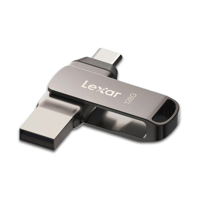 Lexar JumpDrive D400 OTG 128GB USB 3.2 Type C FlashDisk Dual Drive