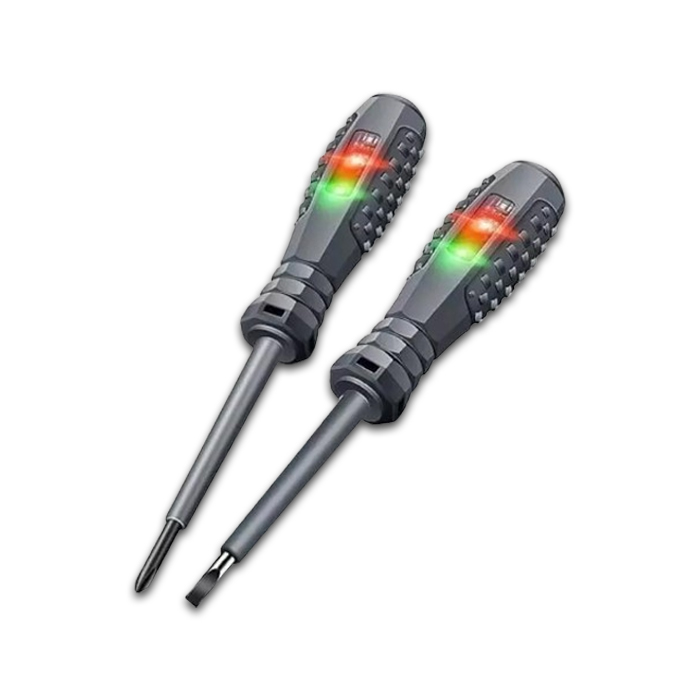 Obeng Tespen Bolak-balik Dual LED