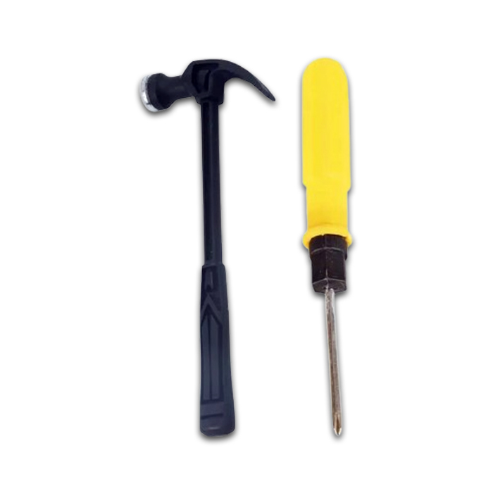 Obeng dan Palu 2 Pcs Perkakas Alat Tukang Tool Set