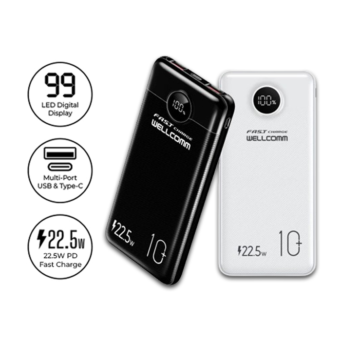 Powerbank Wellcomm Fast Charge AF110 10.000mAh