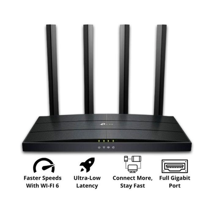 Router TP-Link AX12 Dual Band WiFi 6 Gigabit Port WPA3