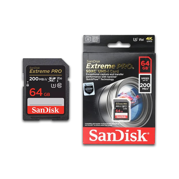 SDXC Sandisk 64GB Extreme Pro