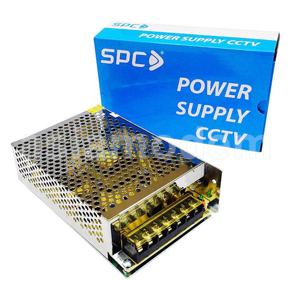 SPC ADAPTOR POWER SUPPLY CCTV 12V-10A BOX