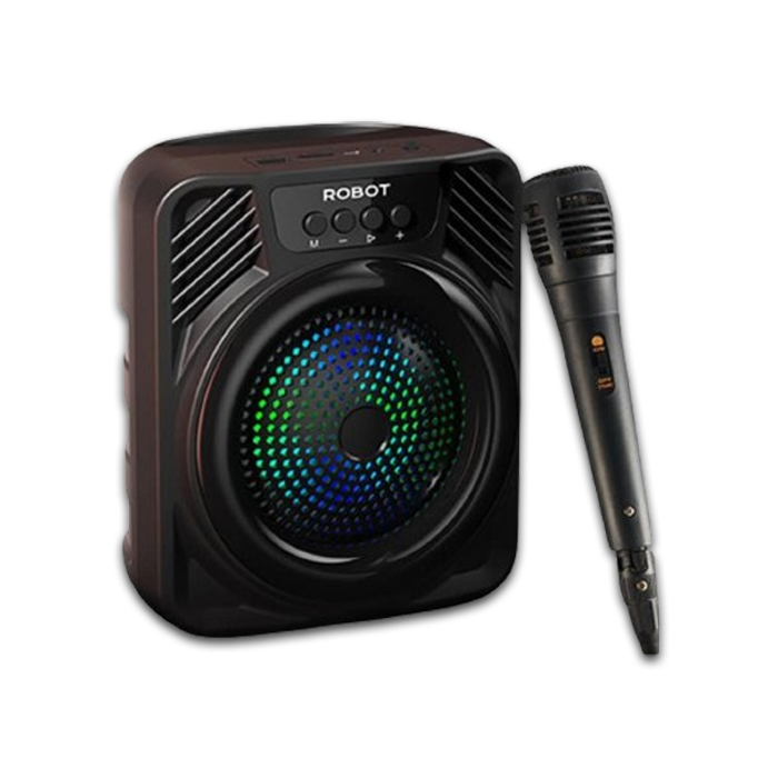 Speaker Karaoke Robot RB250 Bluetooth 5.3 RGB Lights TWS USB TF Card