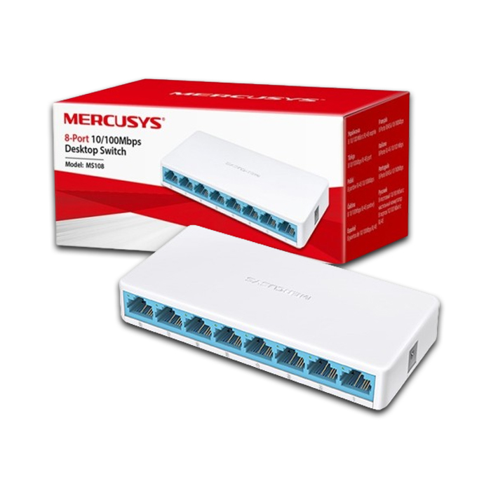Switch Hub Mercusys 8 port 10/100 MS108