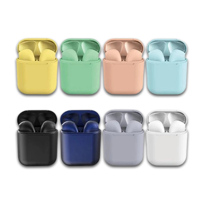 TWS Macaron i12 Headset Bluetooth Inpods Wireless Stereo