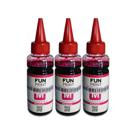 Tinta Fun Print 100ML Merah