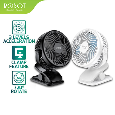USB Fan Robot BF 10 Cleanable 720 Rotating