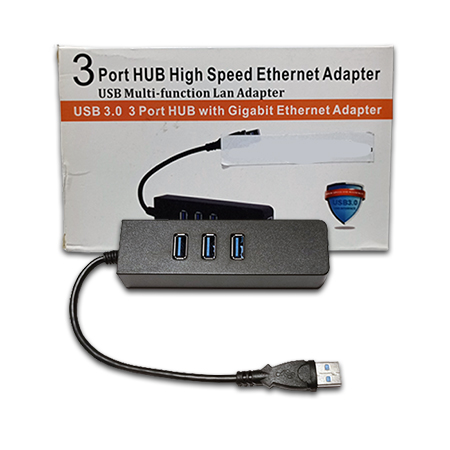 USB Hub 3 Port USB 3.0 + LAN