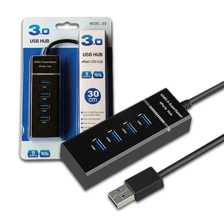 USB Hub 303 Panjang Kabel 30cm USB 3.0