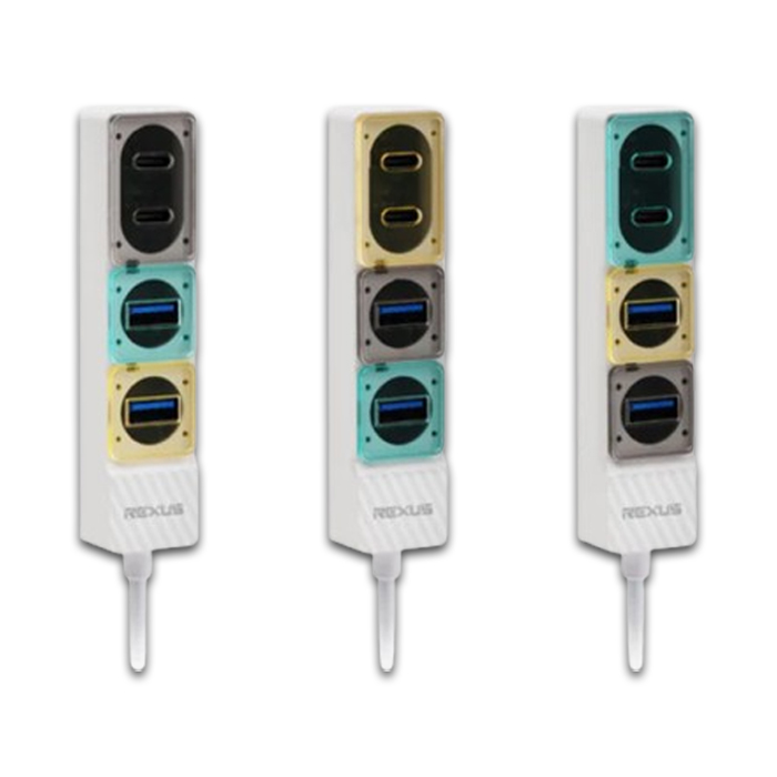 USB Hub Rexus RXH-337 V3.2 Multiport Adapter