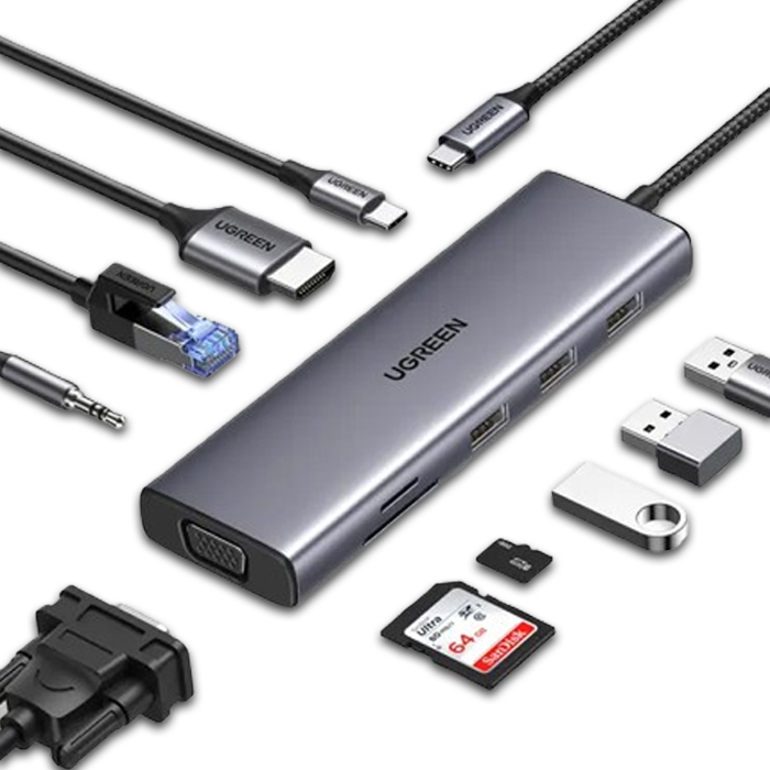 USB Hub Ugreen Type C 10in1